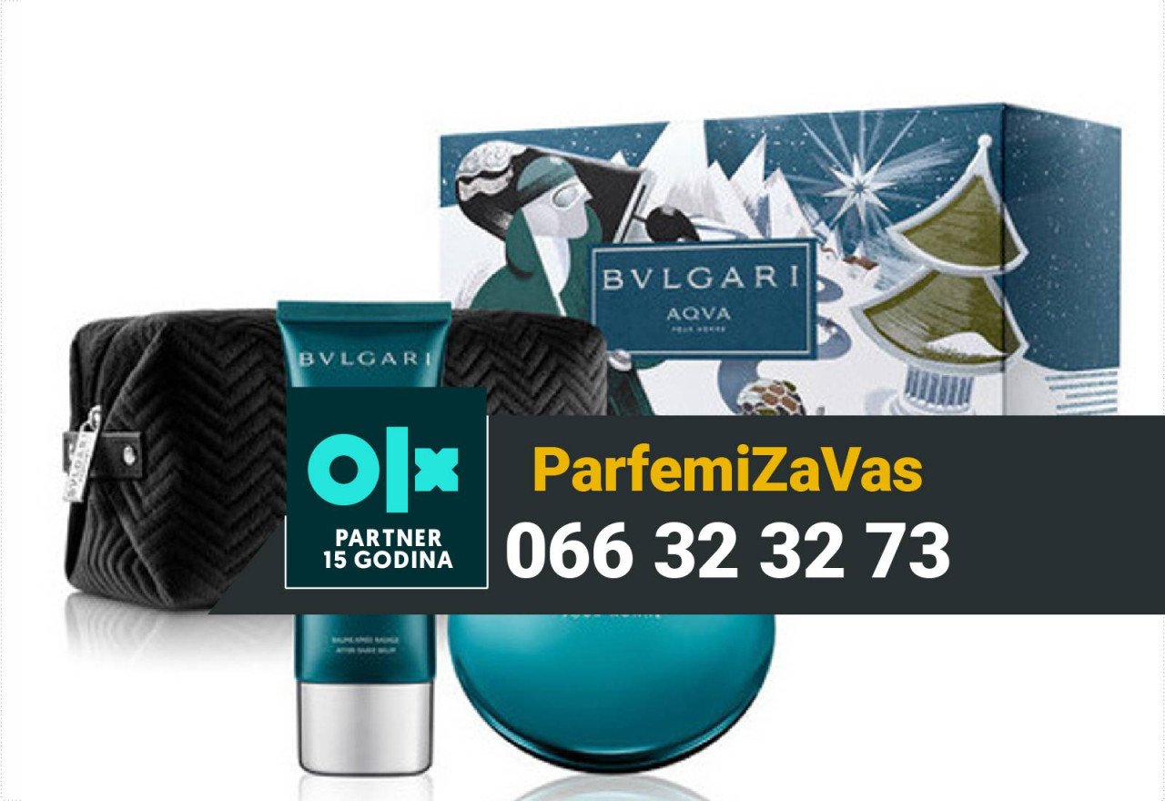 Bvlgari Aqva SET 100ml + 100ml ASB + Neseser M